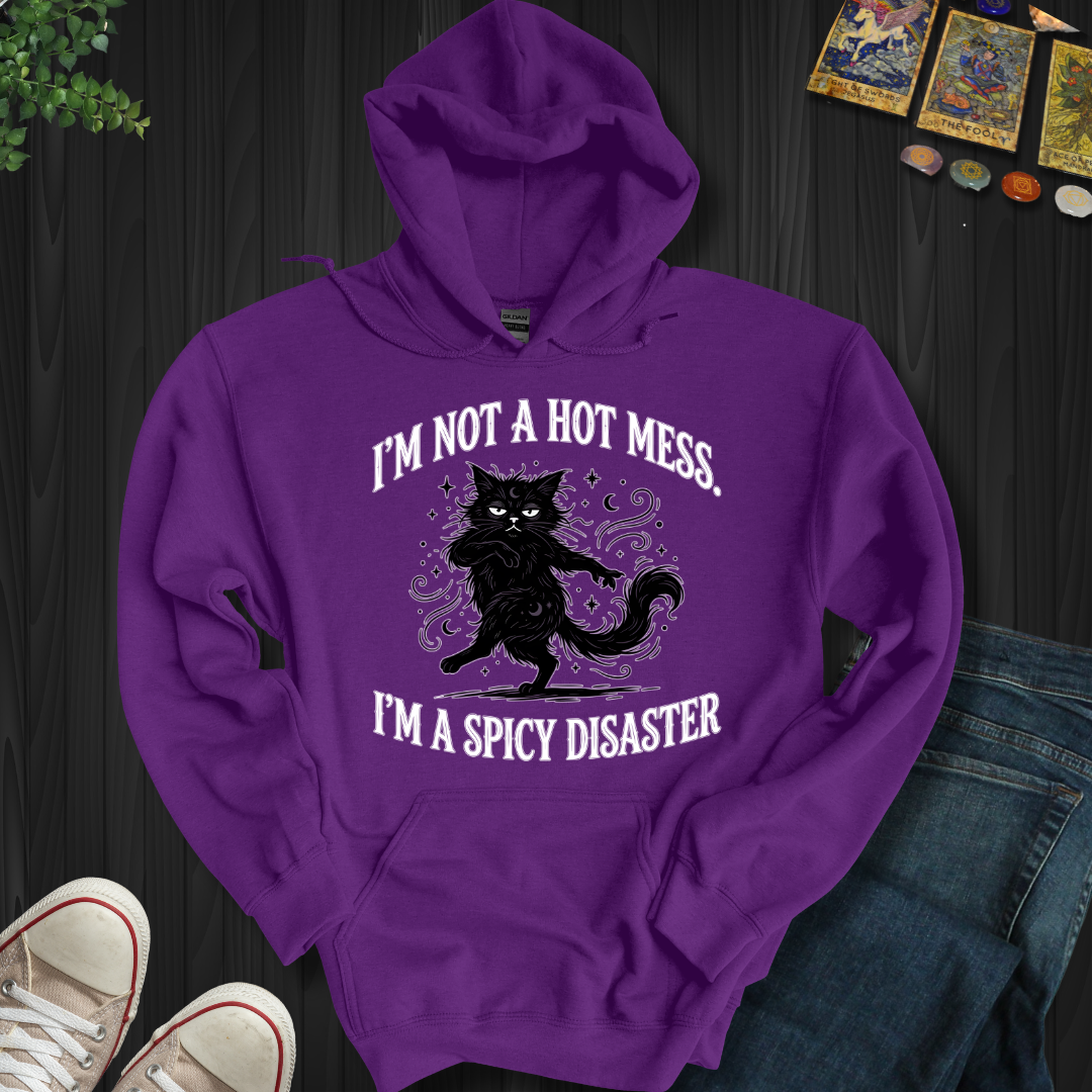 I'm Not A Hot Mess Hooded Sweatshirt