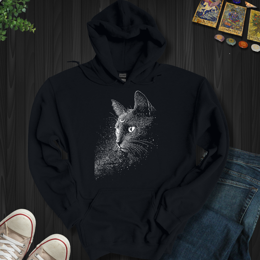 Moonlit Familiar Hooded Sweatshirt