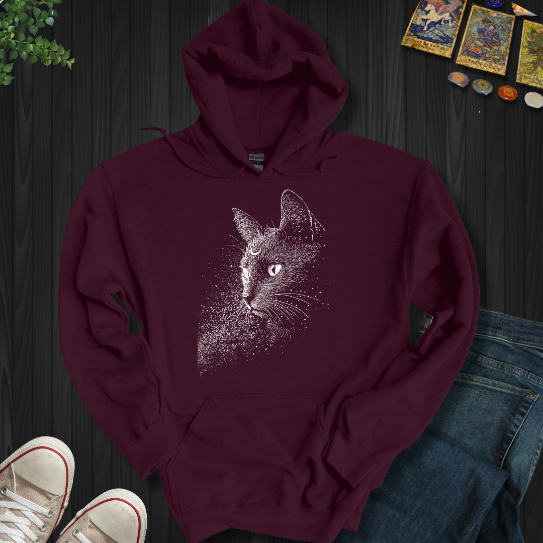 Moonlit Familiar Hooded Sweatshirt