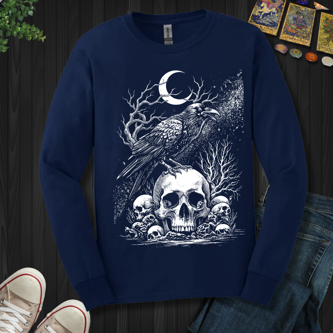 Moonlit Omen Long Sleeve Tee
