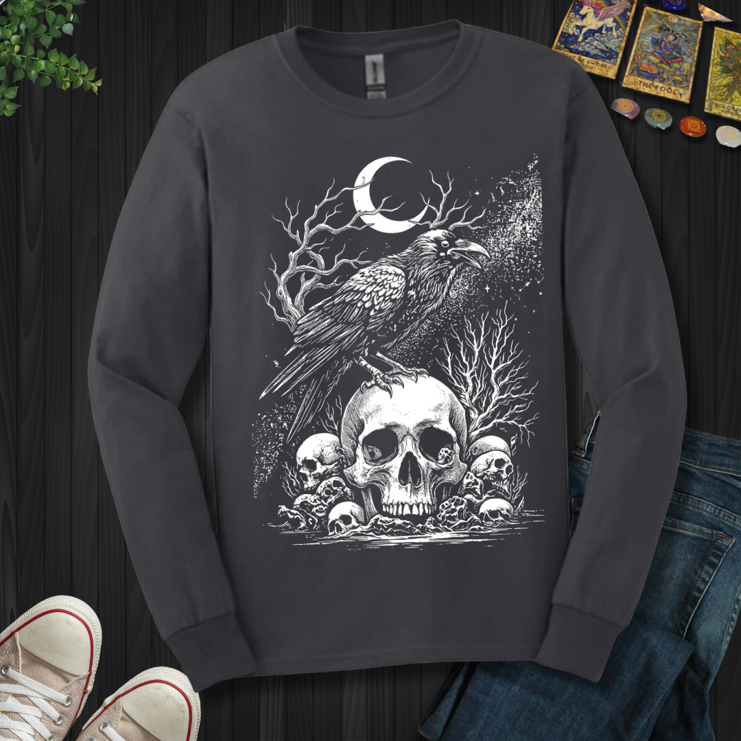 Moonlit Omen Long Sleeve Tee