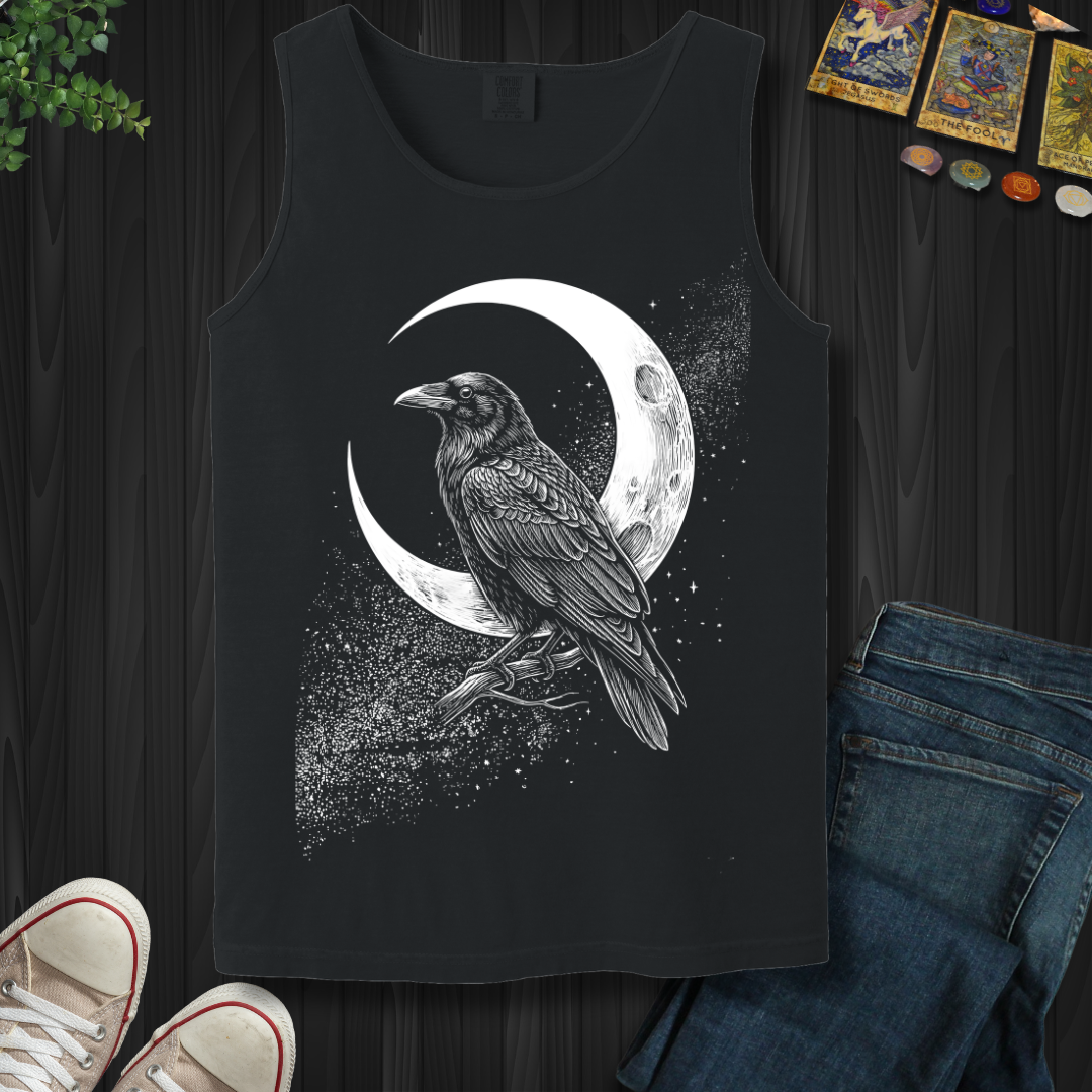 Crescent Raven Tank Top