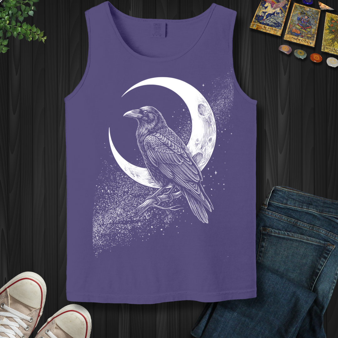 Crescent Raven Tank Top