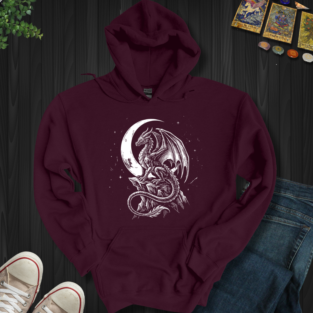 Crescent Dragon Hooded Sweatshirt