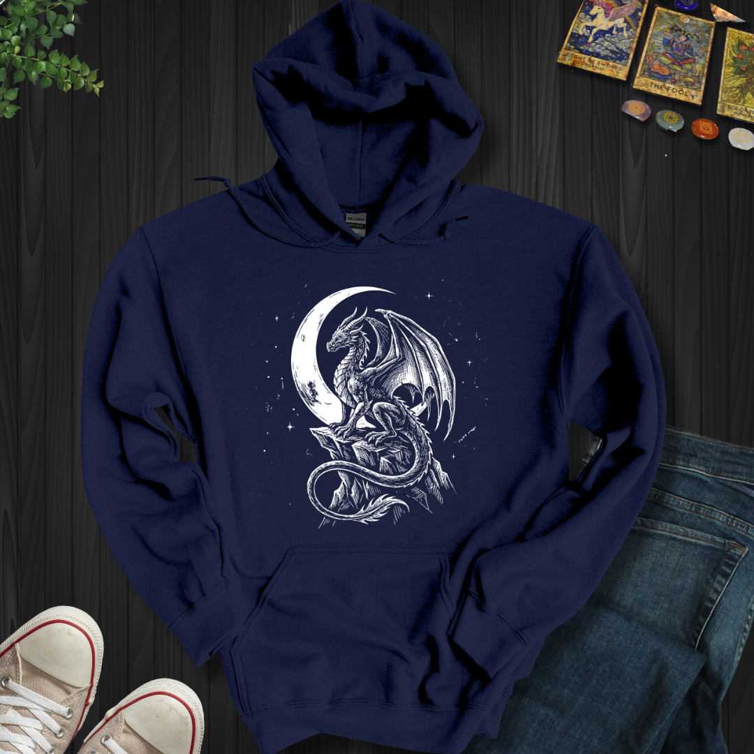 Crescent Dragon Hooded Sweatshirt