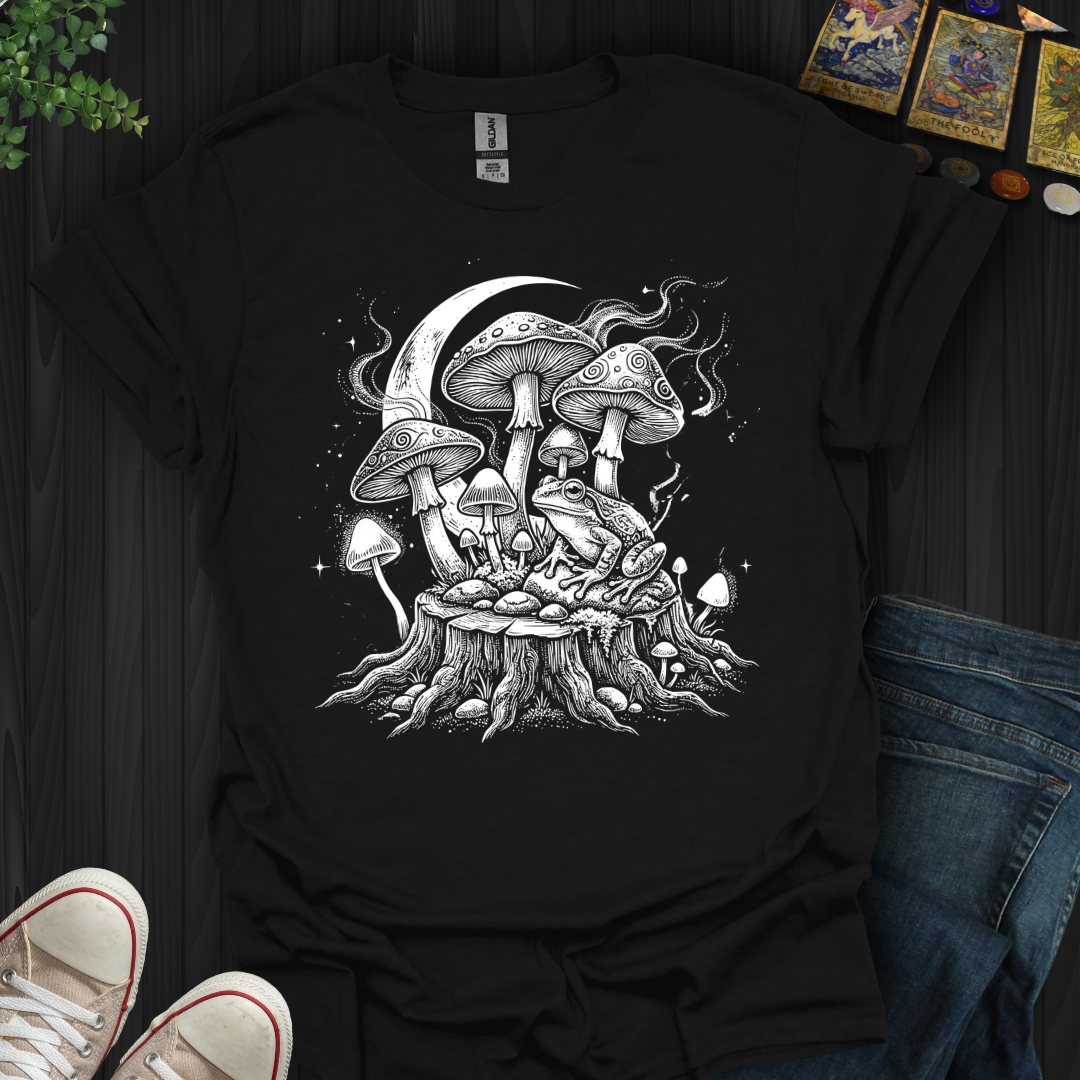 Moonlit Mushroom Grove T-Shirt