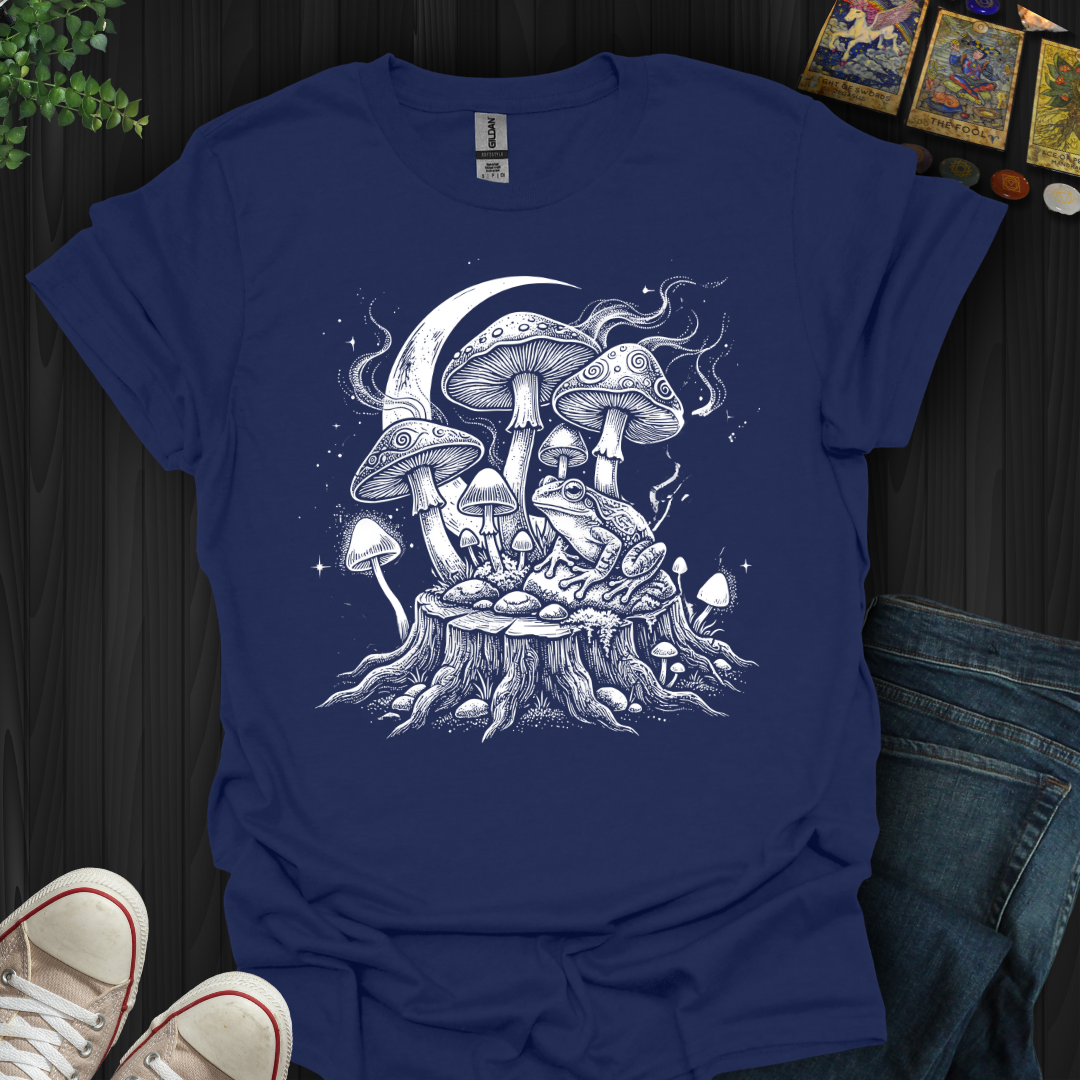 Moonlit Mushroom Grove T-Shirt
