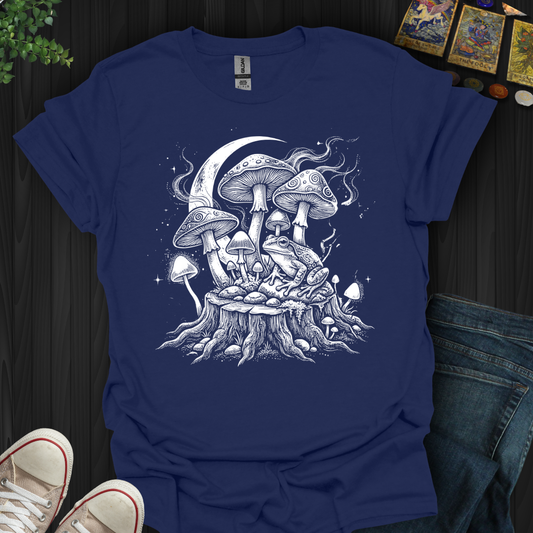 Moonlit Mushroom Grove T-Shirt