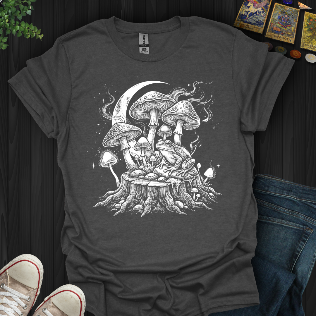 Moonlit Mushroom Grove T-Shirt