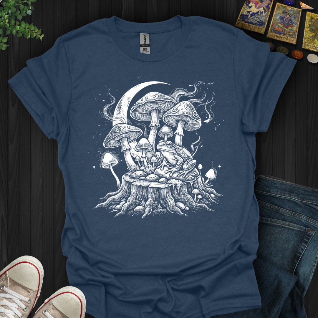 Moonlit Mushroom Grove T-Shirt