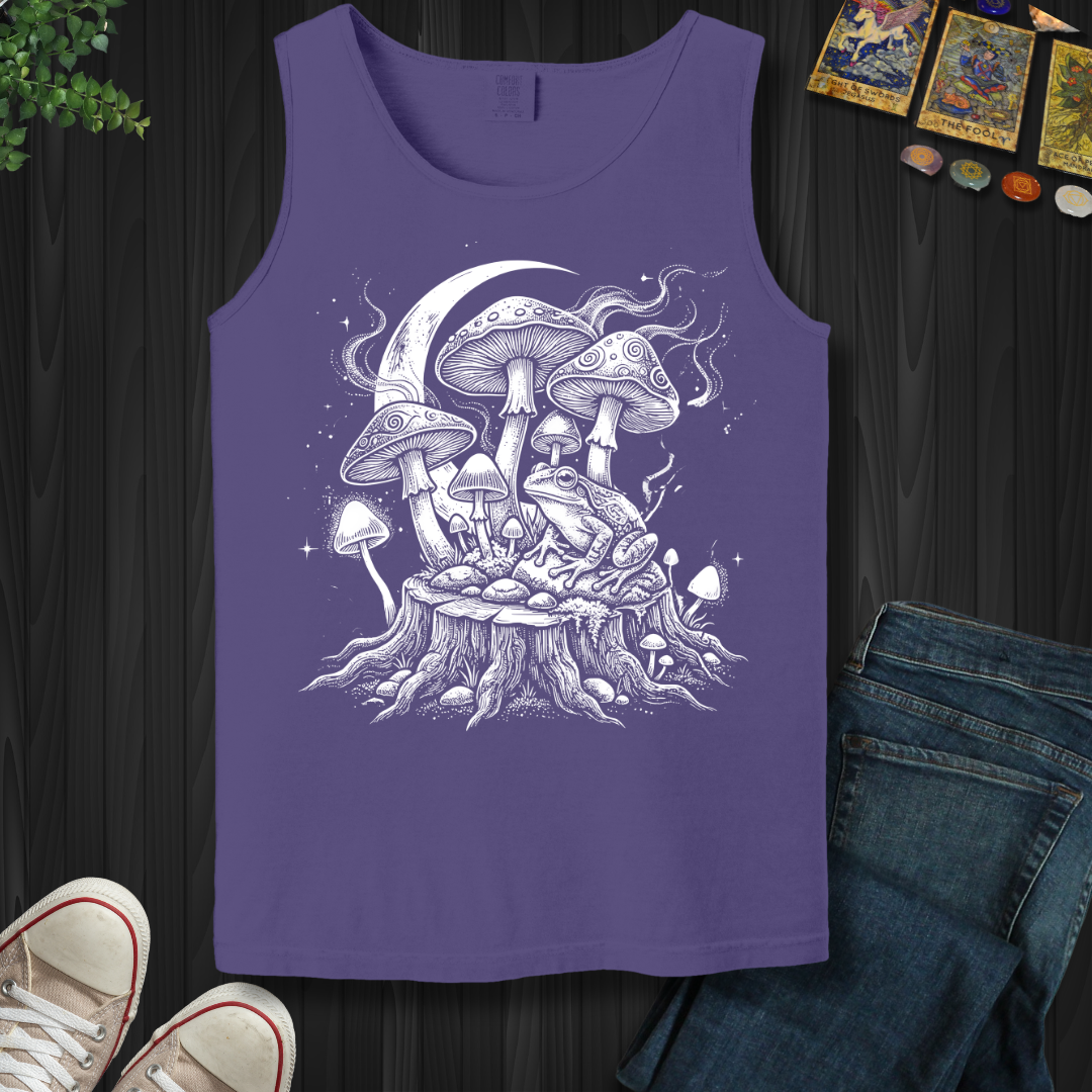 Moonlit Mushroom Grove Tank Top