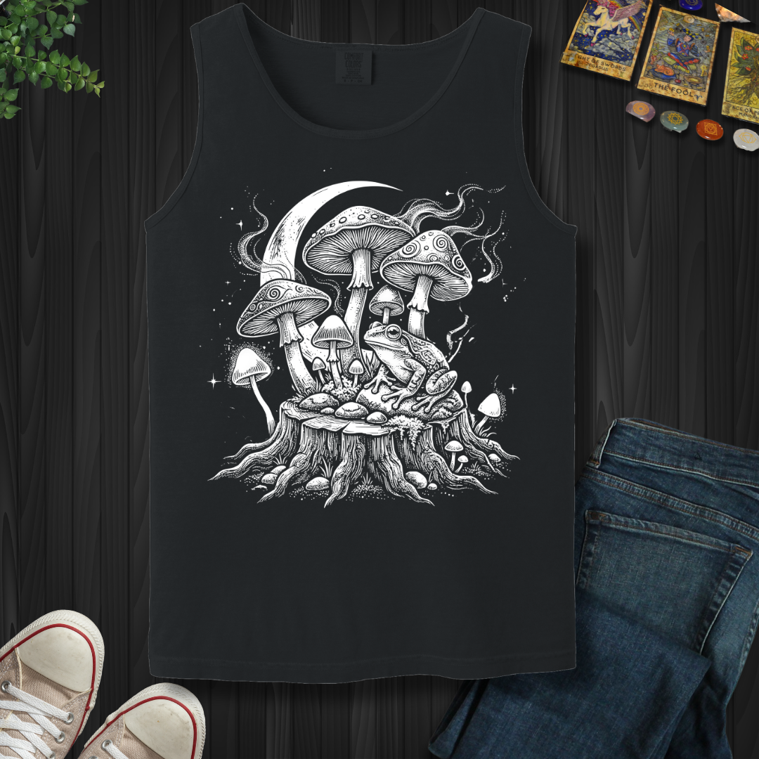 Moonlit Mushroom Grove Tank Top