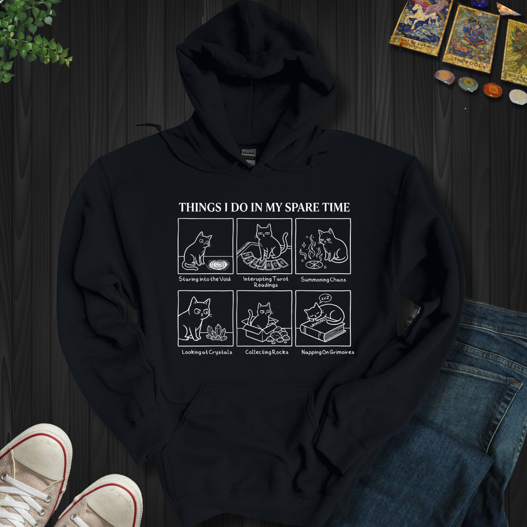 Things I Do In My Spare Time Hooded Sweatshirt