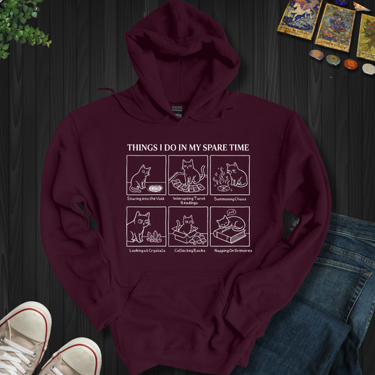 Things I Do In My Spare Time Hooded Sweatshirt