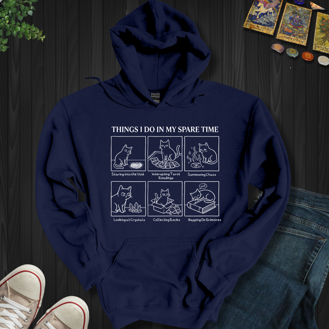 Things I Do In My Spare Time Hooded Sweatshirt