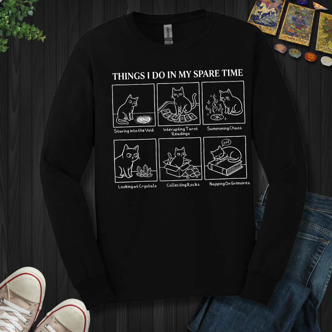 Things I Do In My Spare Time Long Sleeve Tee