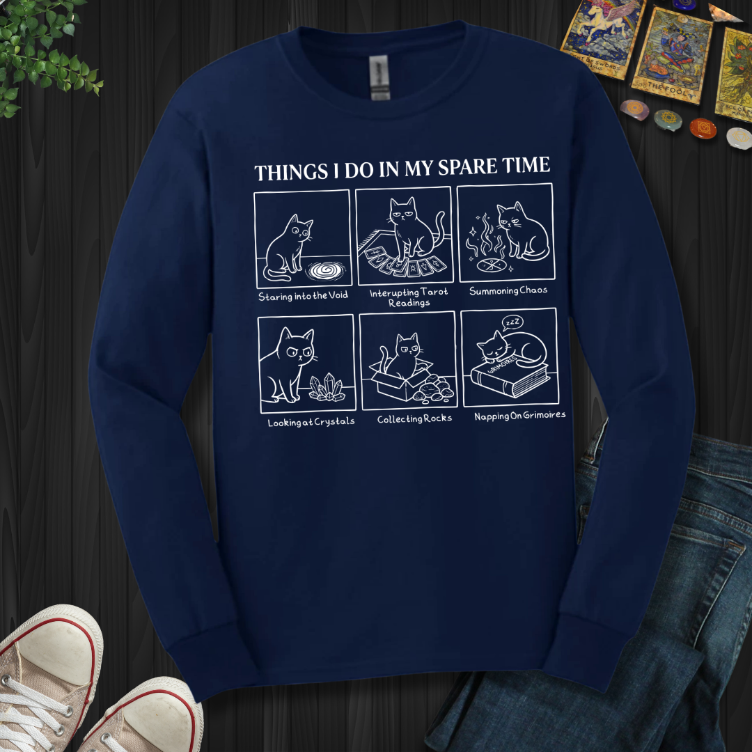 Things I Do In My Spare Time Long Sleeve Tee