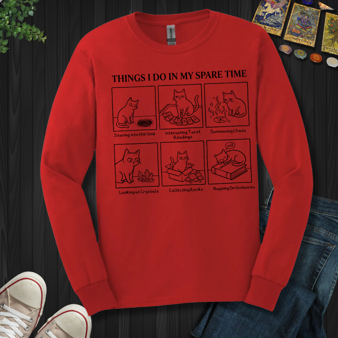 Things I Do In My Spare Time Long Sleeve Tee