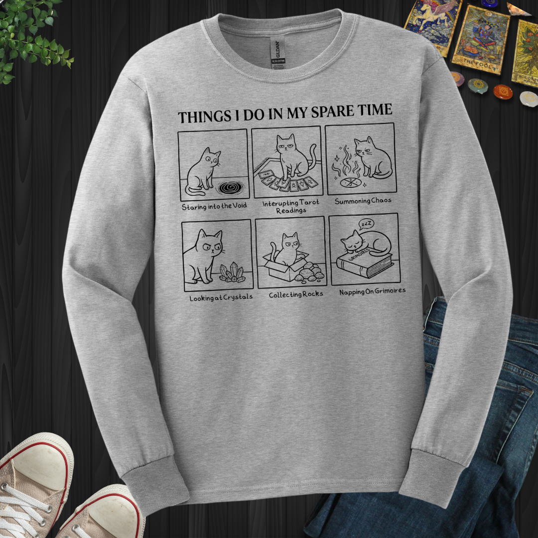 Things I Do In My Spare Time Long Sleeve Tee