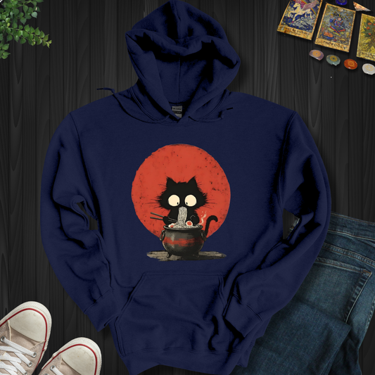 Midnight Noodle Familiar Hooded Sweatshirt