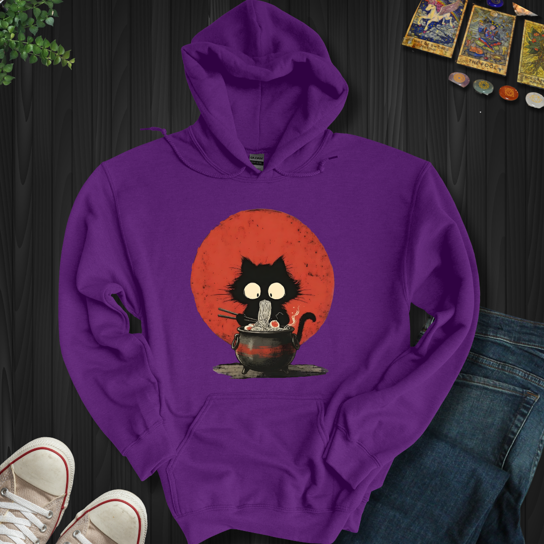 Midnight Noodle Familiar Hooded Sweatshirt
