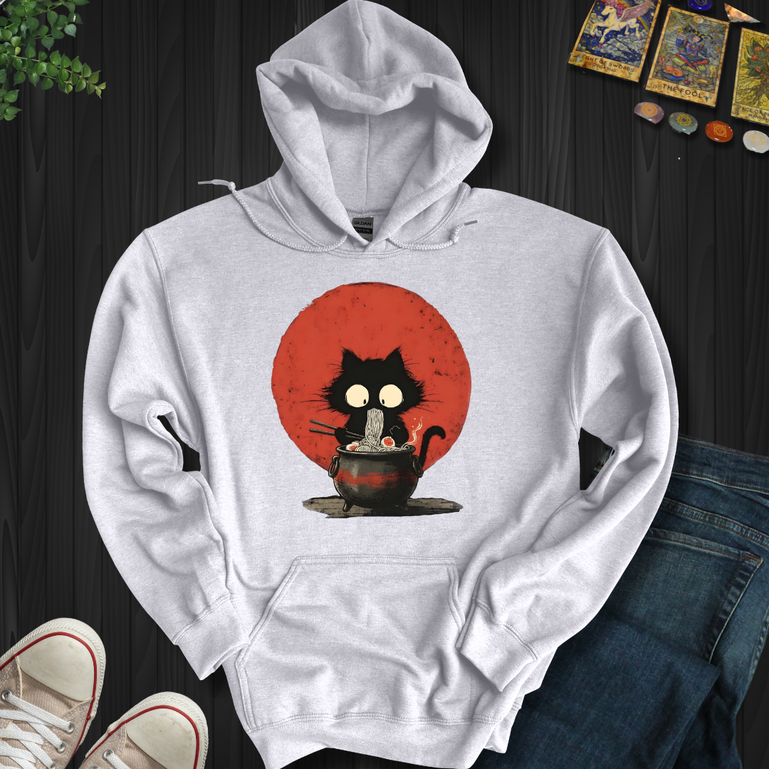 Midnight Noodle Familiar Hooded Sweatshirt