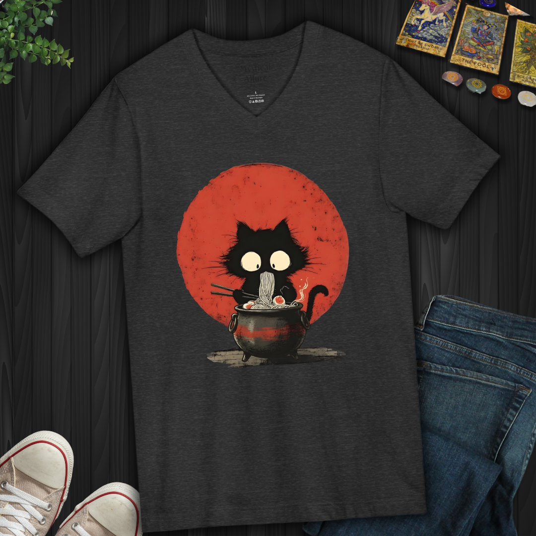 Midnight Noodle Familiar V-Neck Tee