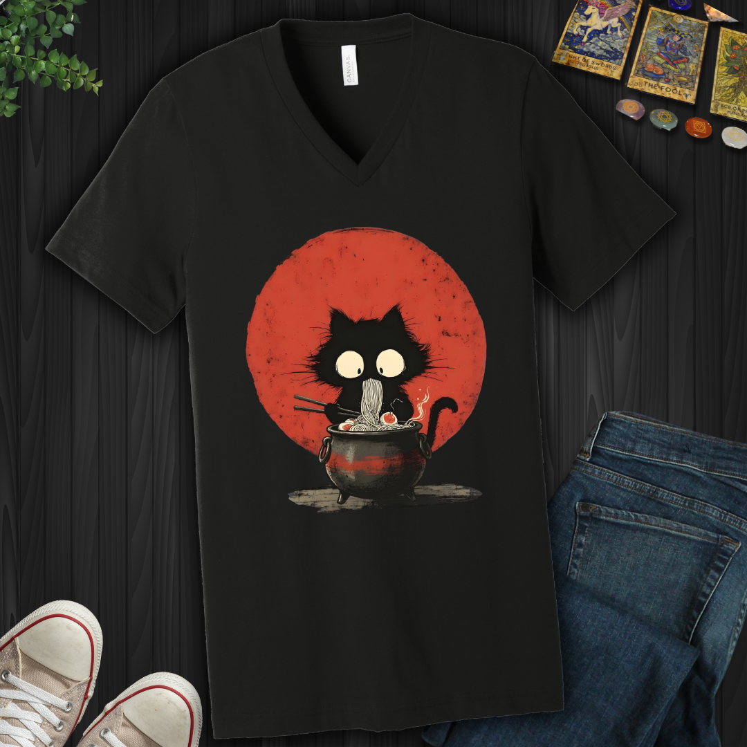 Midnight Noodle Familiar V-Neck Tee