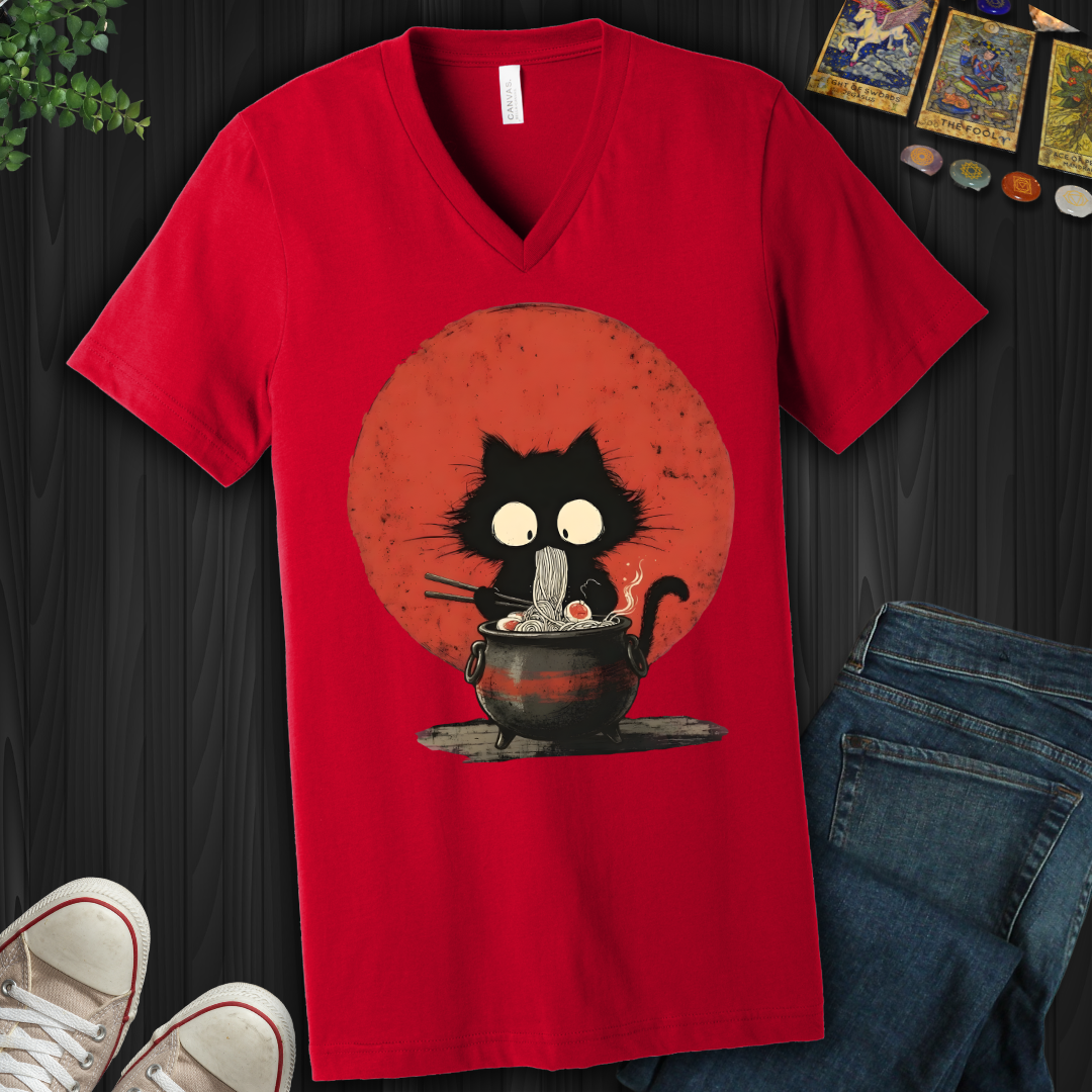 Midnight Noodle Familiar V-Neck Tee