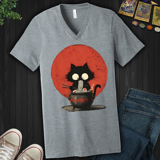Midnight Noodle Familiar V-Neck Tee