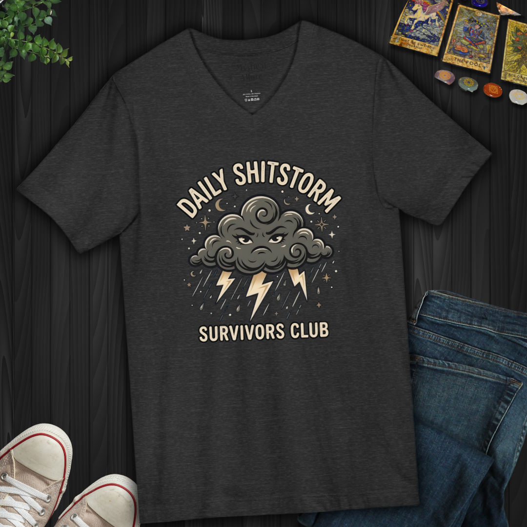 Daily Shitstorm Survivors Club  V-Neck Tee
