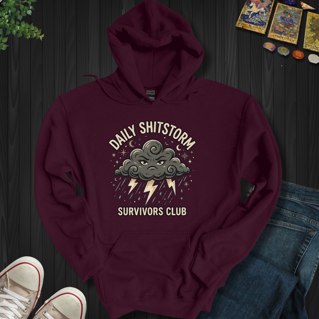Daily Shitstorm Survivors Club Hooded Sweatshirt