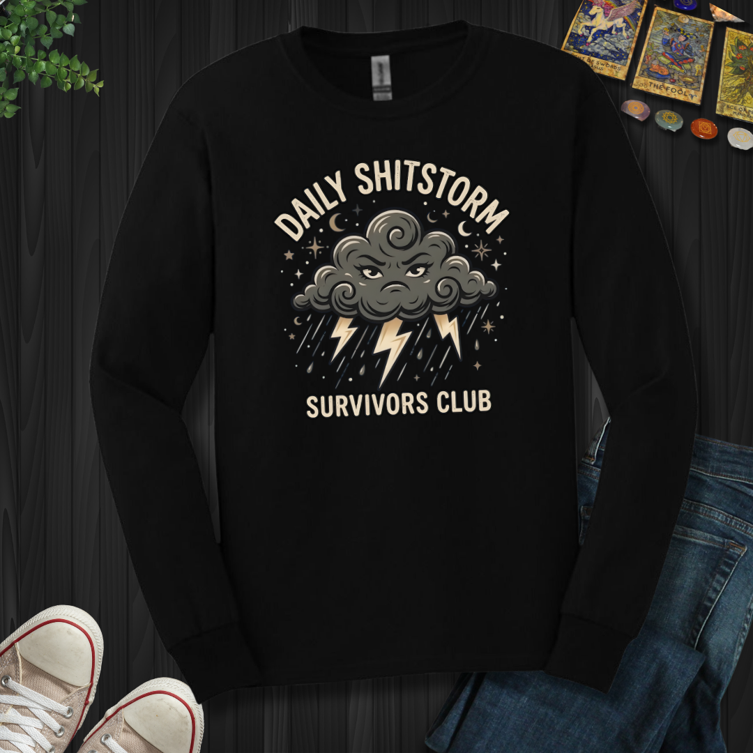 Daily Shitstorm Survivors Club Long Sleeve Tee