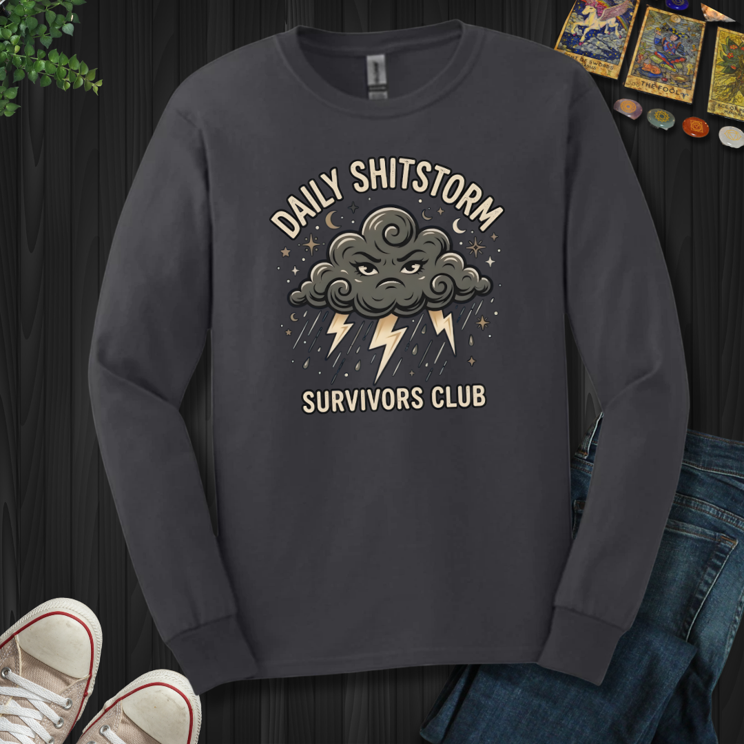 Daily Shitstorm Survivors Club Long Sleeve Tee