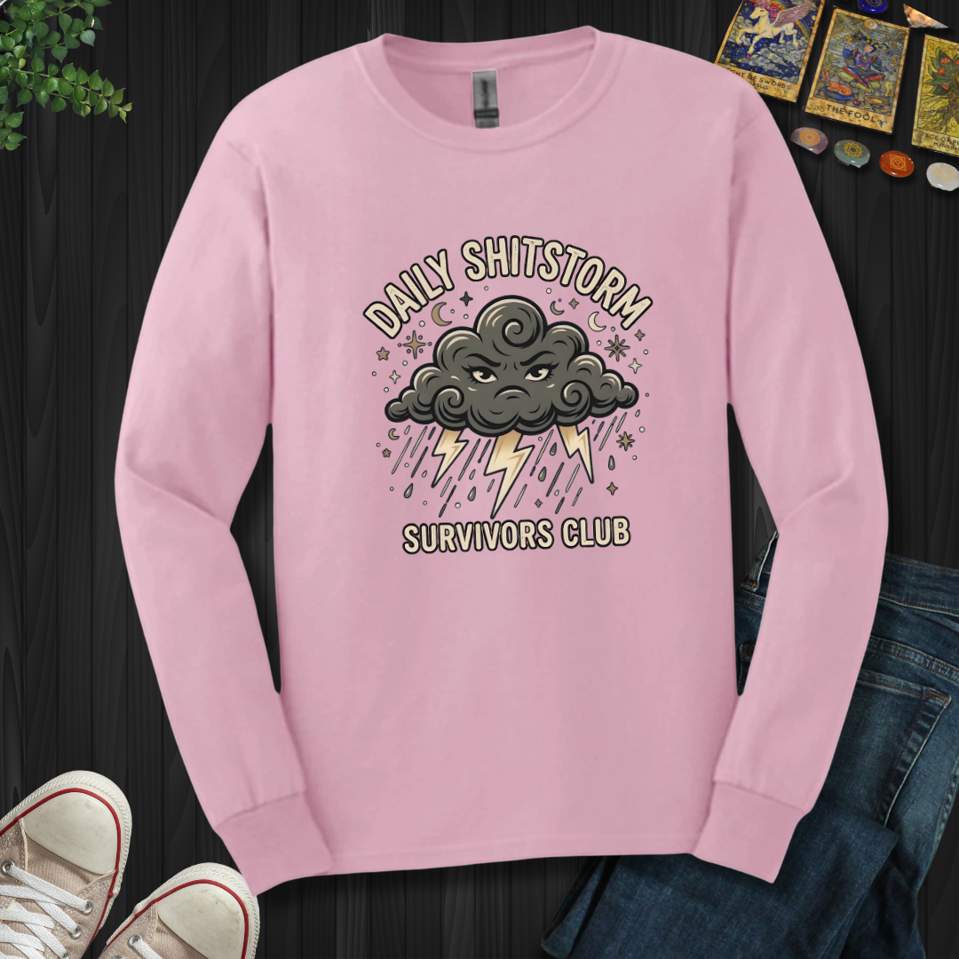 Daily Shitstorm Survivors Club Long Sleeve Tee