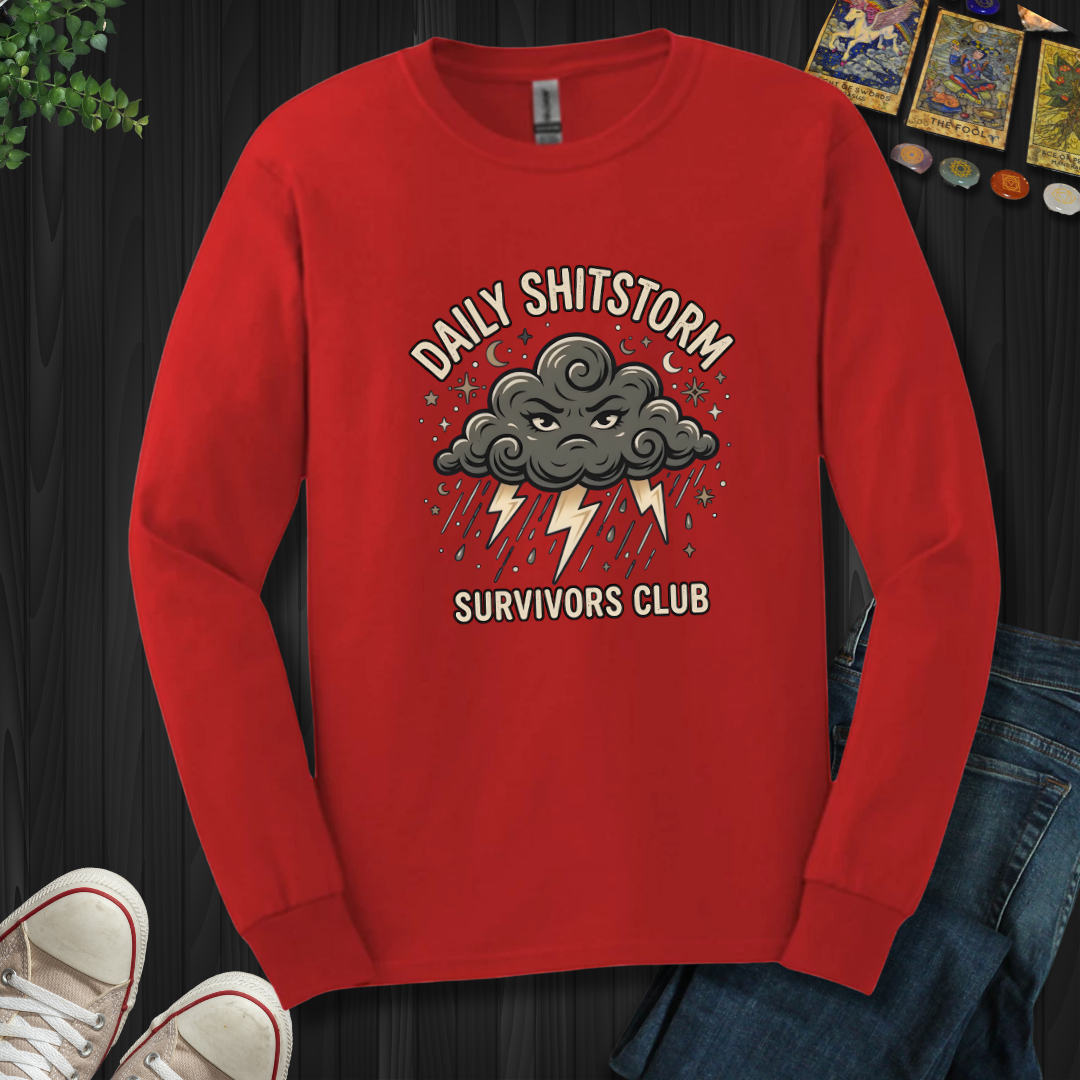 Daily Shitstorm Survivors Club Long Sleeve Tee