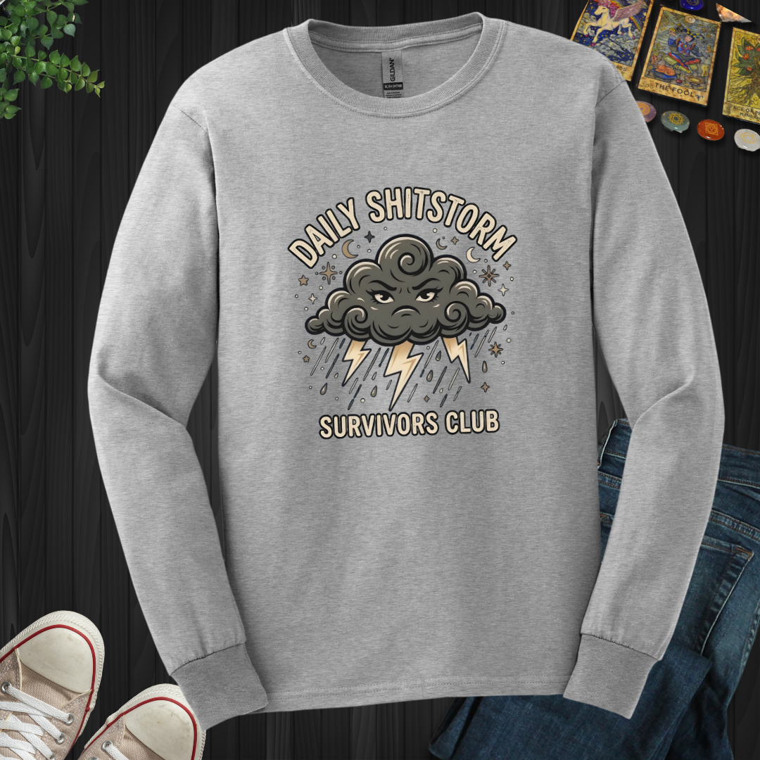 Daily Shitstorm Survivors Club Long Sleeve Tee