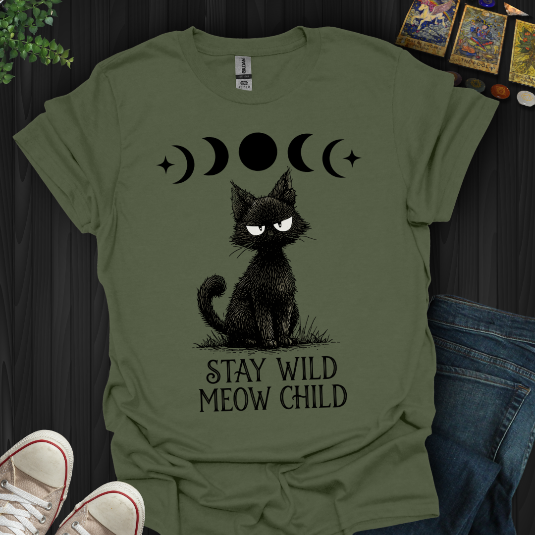 Stay Wild Meow Child T-Shirt