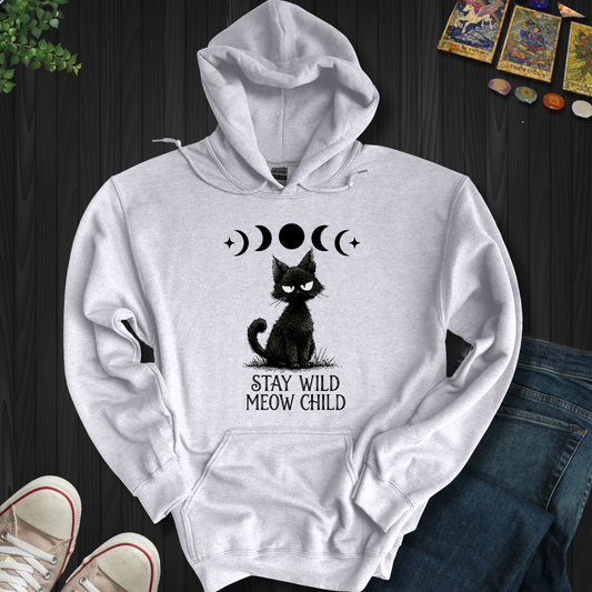 Stay Wild Meow Child Hooded Sweatshirt
