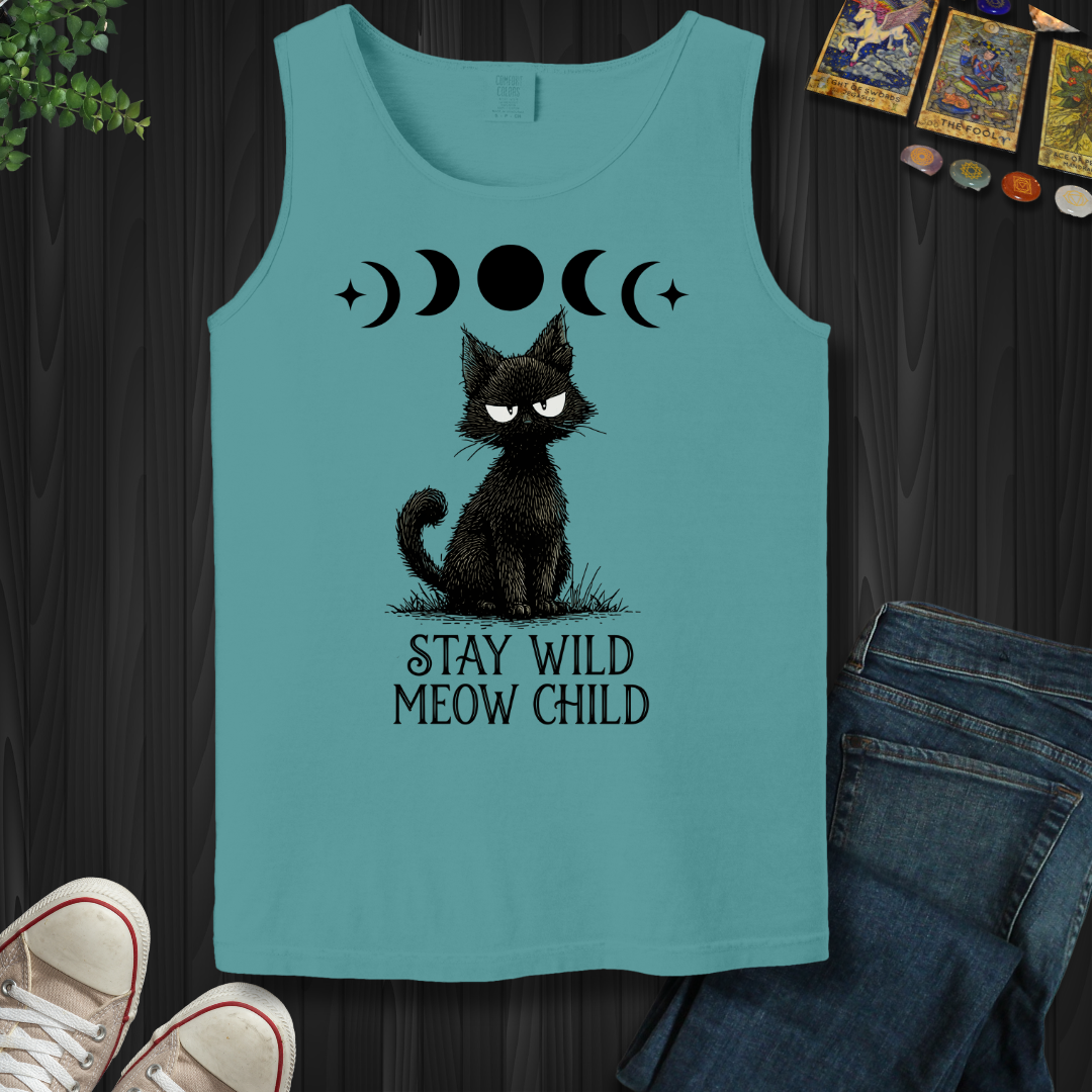 Stay Wild Meow Child Tank Top