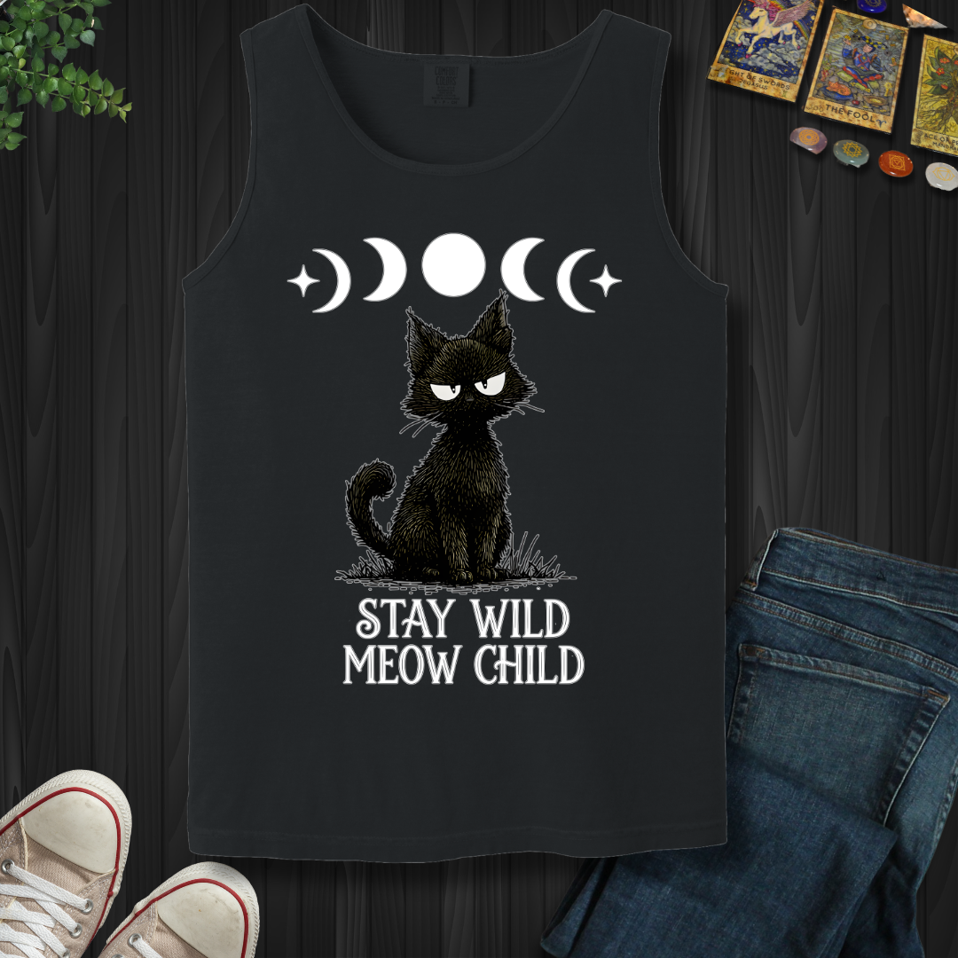 Stay Wild Meow Child Tank Top