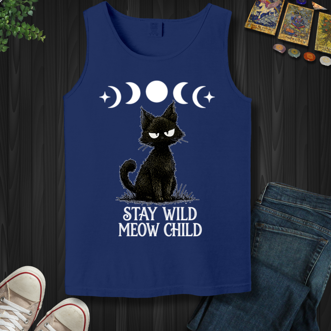 Stay Wild Meow Child Tank Top