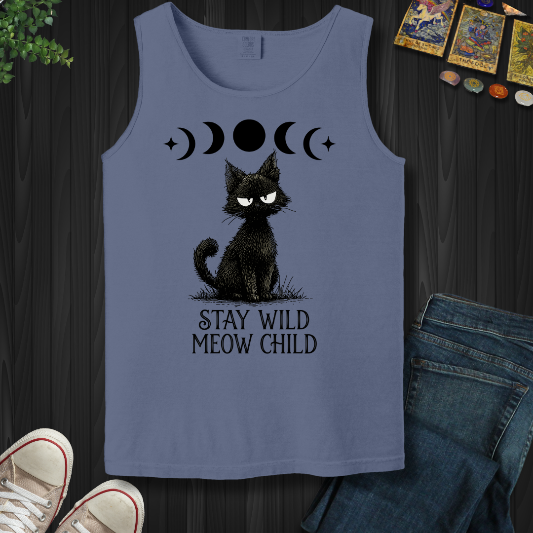 Stay Wild Meow Child Tank Top