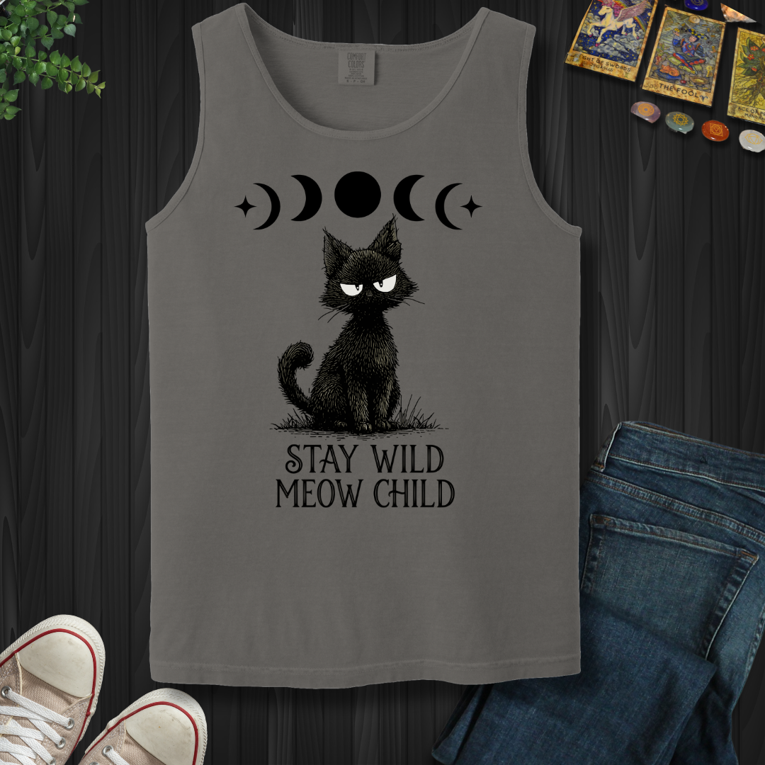 Stay Wild Meow Child Tank Top