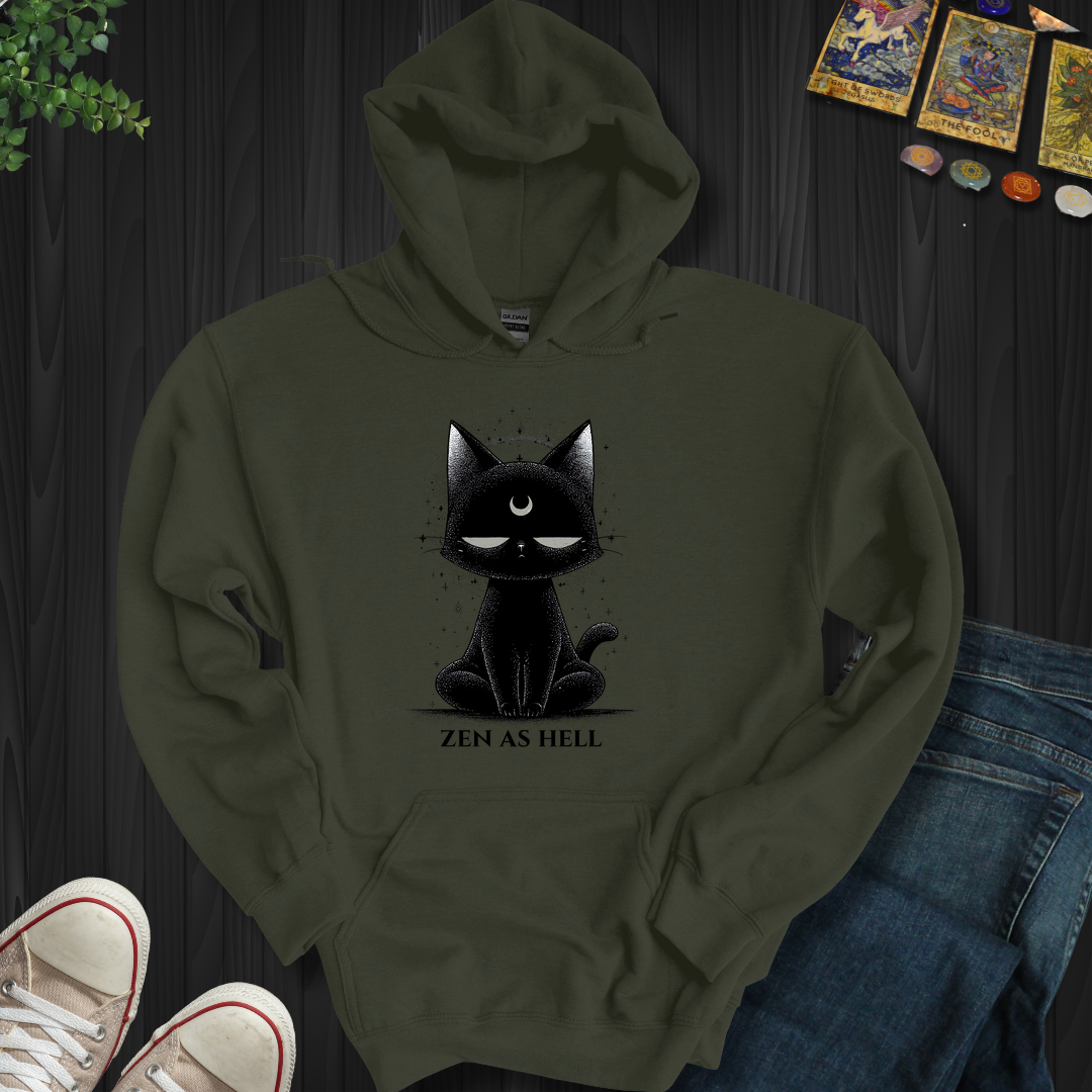 Zen As Hell Hooded Sweatshirt