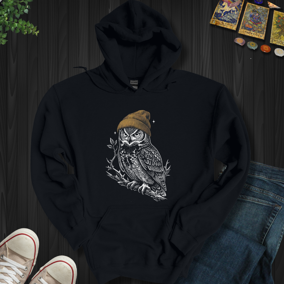 Midnight Watcher Hooded Sweatshirt
