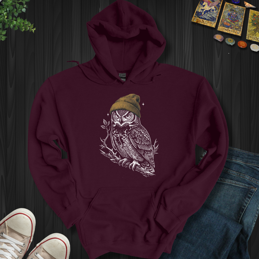 Midnight Watcher Hooded Sweatshirt