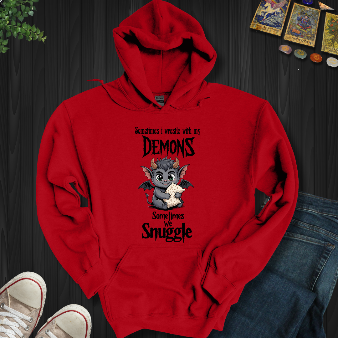 Snuggle Demon Hooded Sweatshirt
