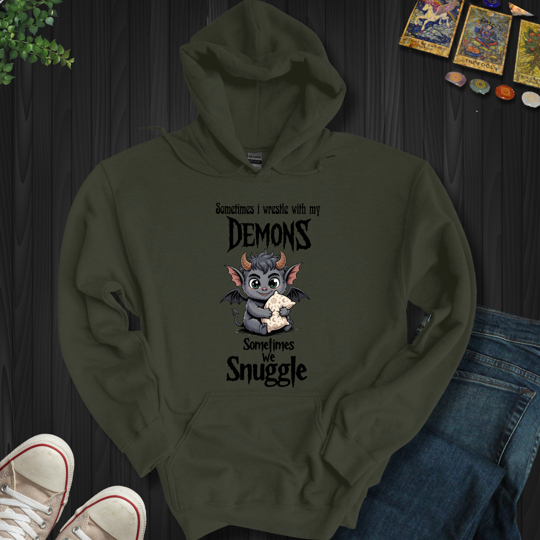 Snuggle Demon Hooded Sweatshirt