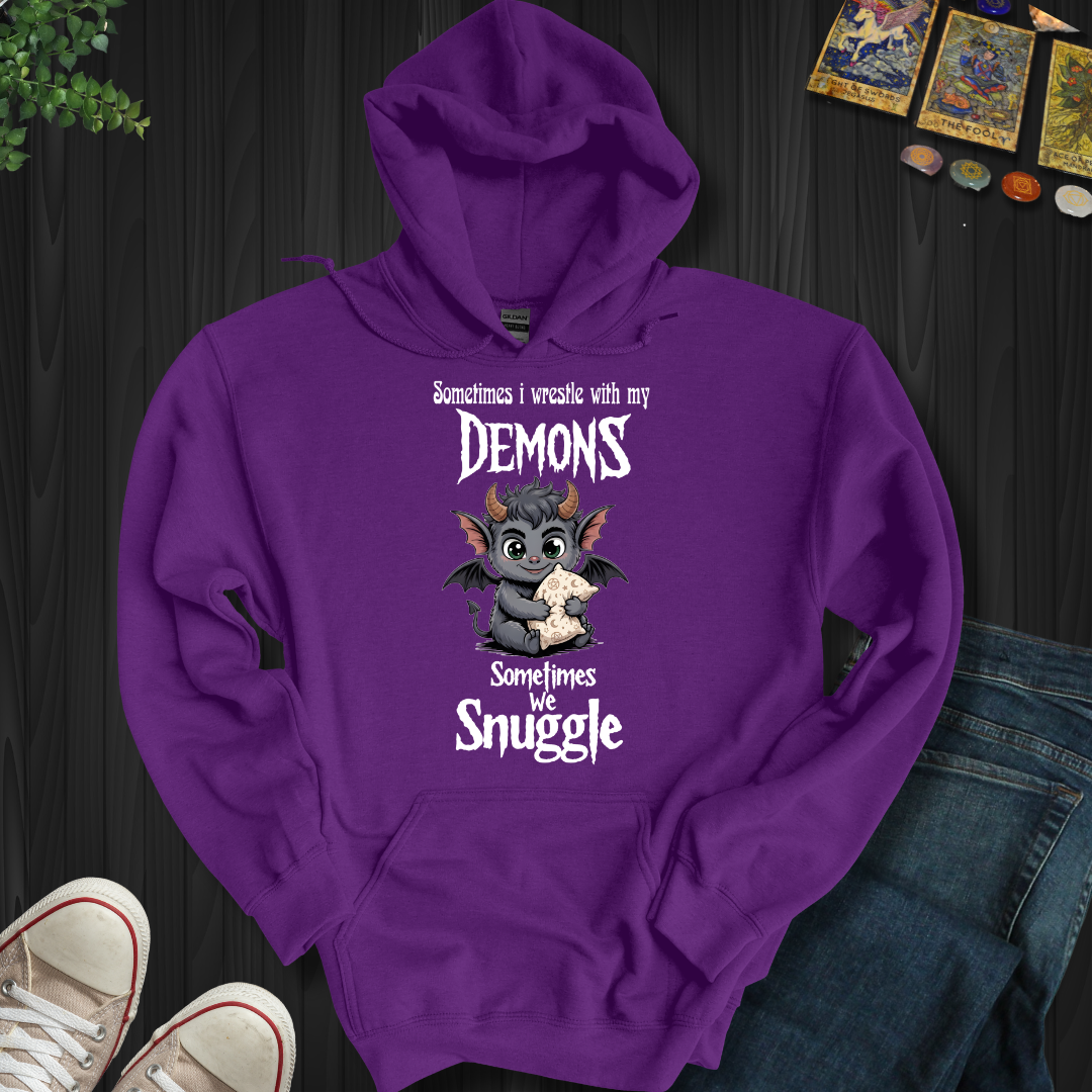 Snuggle Demon Hooded Sweatshirt